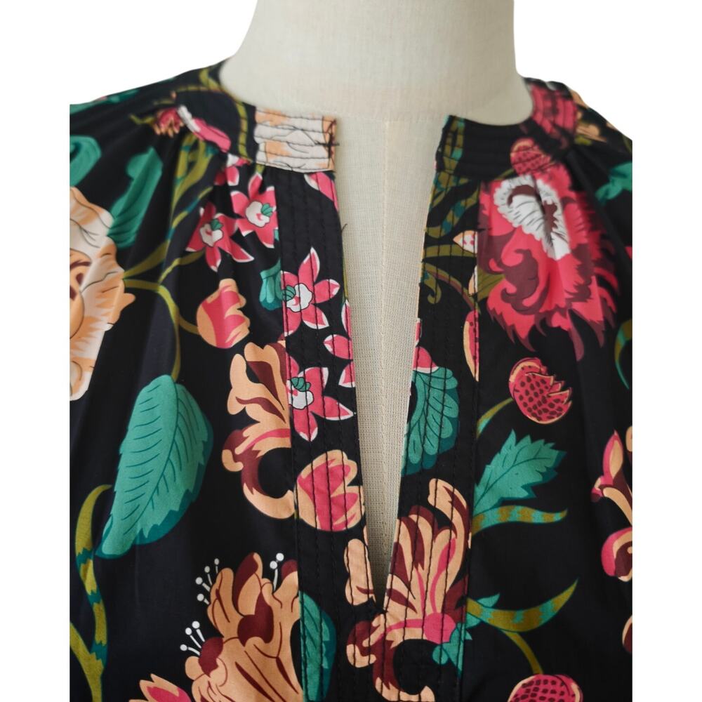 Ulla Johnson Marin floral cotton poplin midi dress - Picture 8 of 9